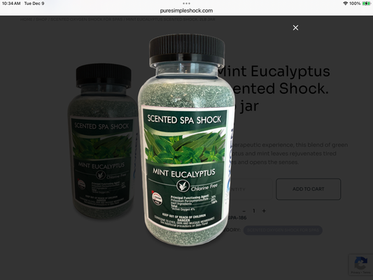 Scented Spa Shock Mint Eucalyptus